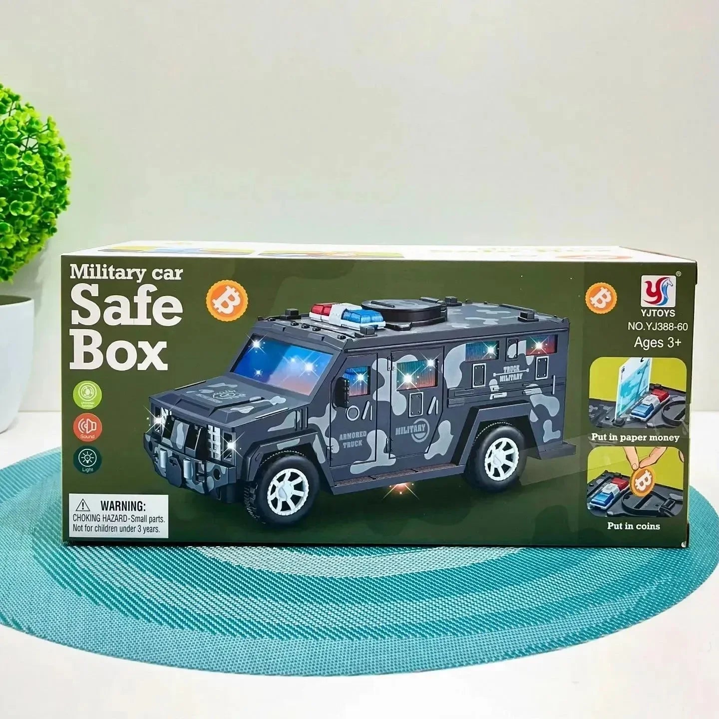 Military Armored Vault Money Safe Box - Bear Hugs