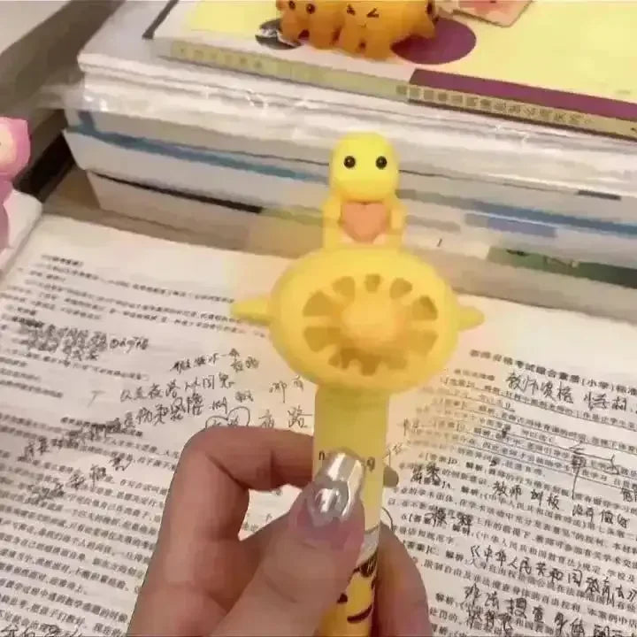 Milk Dragon Kawaii Handheld Fan Pen - Bear Hugs