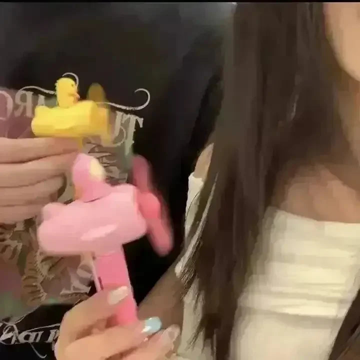 Milk Dragon Kawaii Handheld Fan Pen - Bear Hugs