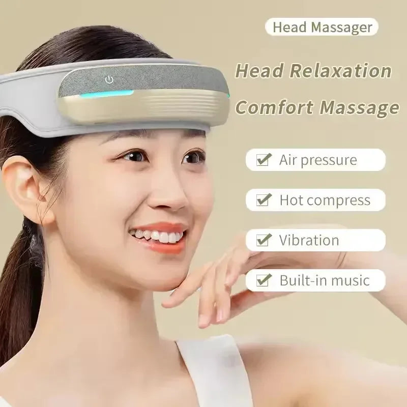 Mind Oasis Electric Heating Head Massager - Bear Hugs