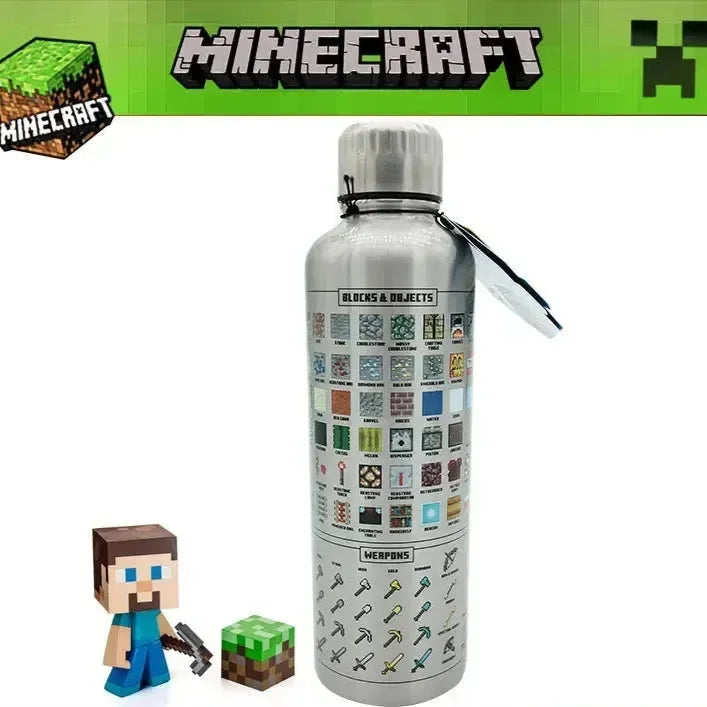 Minecraft My World Insulated Bottle (500 ml) - Bear Hugs