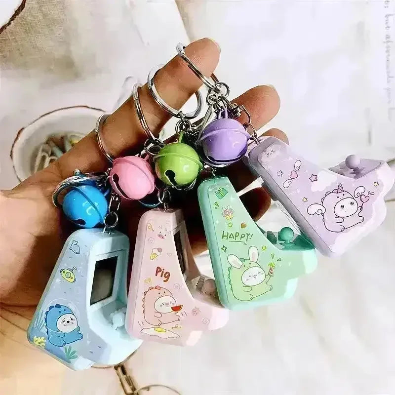 Mini Arcade Game Machine Keychain - Bear Hugs