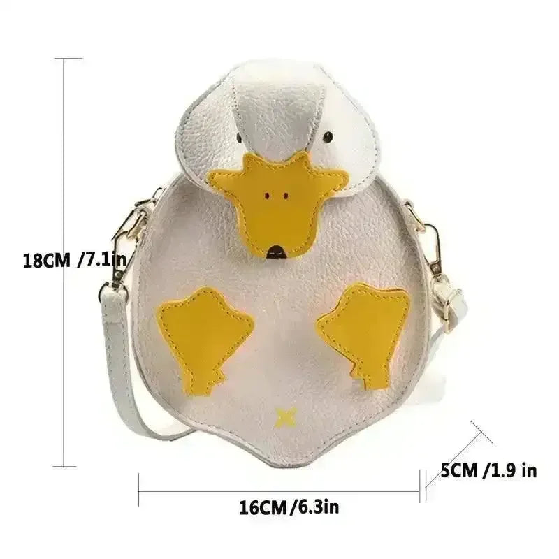 Mini Duck Shaped Crossbody Bag - Bear Hugs