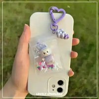 Mini Labubu Grain Pouch Keychain - Bear Hugs