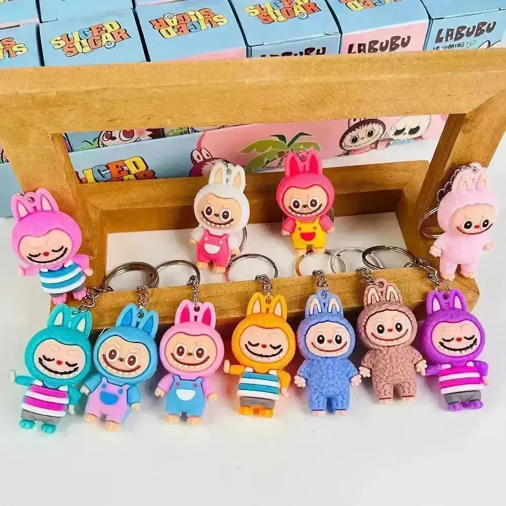 Mini Labubu Keychain Blind Box - Bear Hugs
