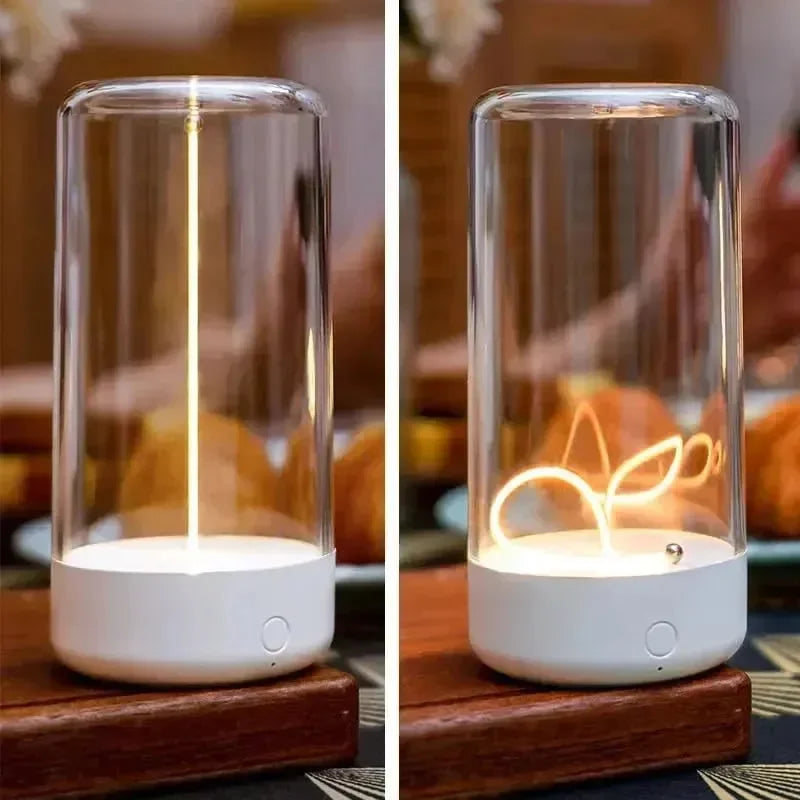 Minimalist Moving Filament Table Lamp - Bear Hugs