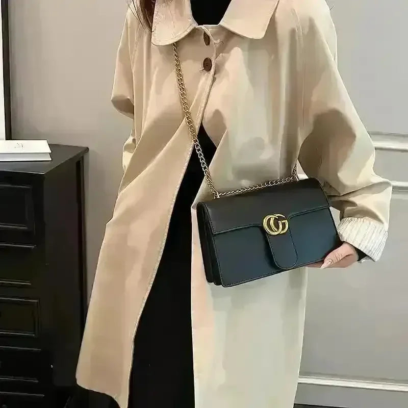 Minimalistic Double Buckle Handbag - Bear Hugs