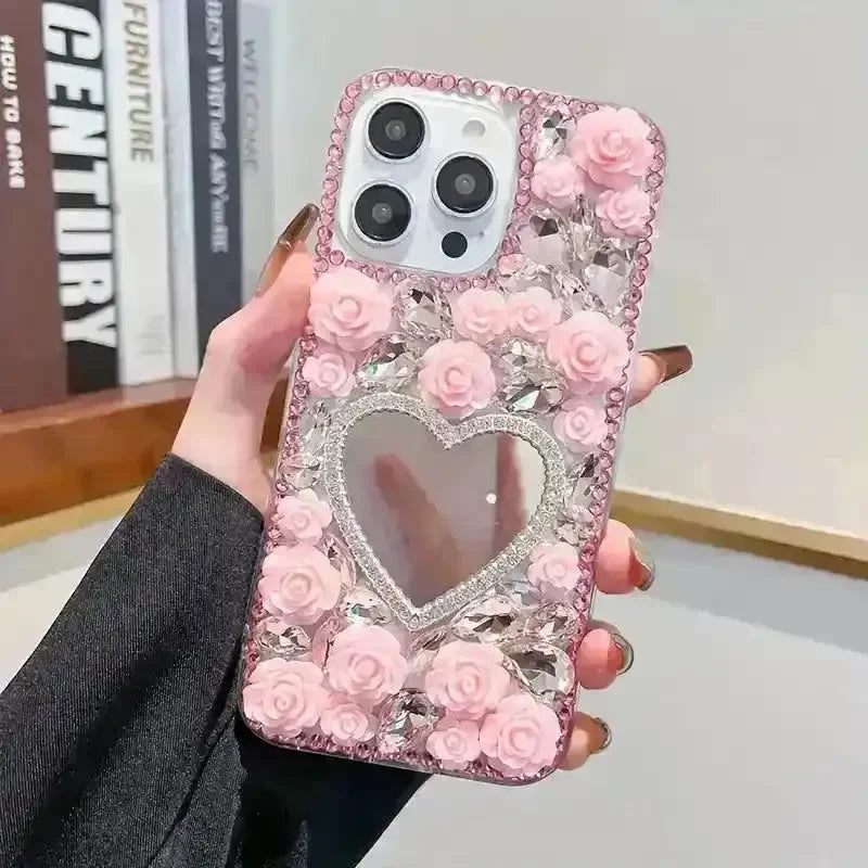 Mirror Gemstone Phone Case (For iPhones) - Bear Hugs