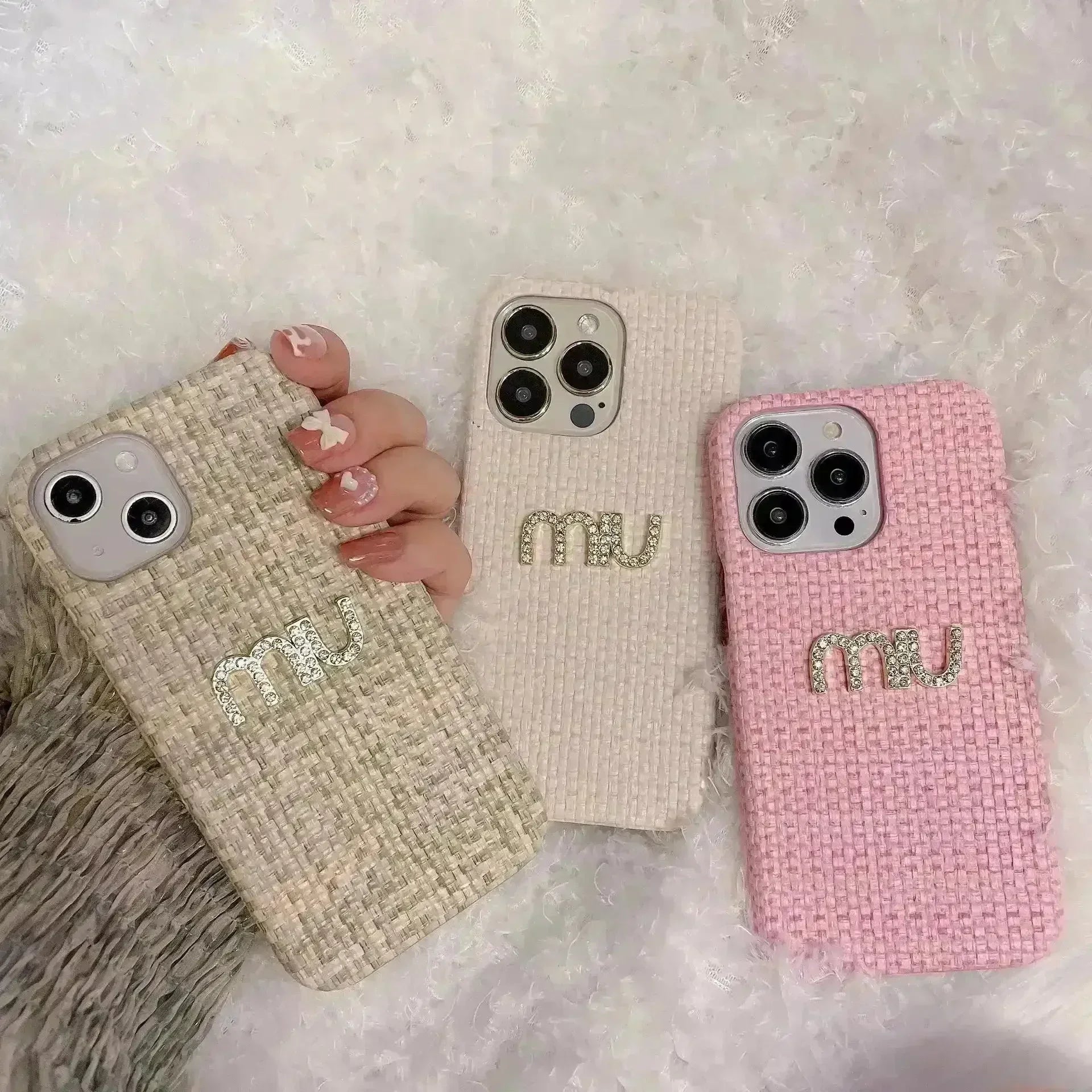 miux2 Woven Designer Phone Case (For iPhones) - Bear Hugs