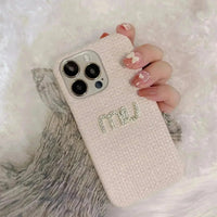 miux2 Woven Designer Phone Case (For iPhones) - Bear Hugs
