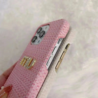 miux2 Woven Designer Phone Case (For iPhones) - Bear Hugs