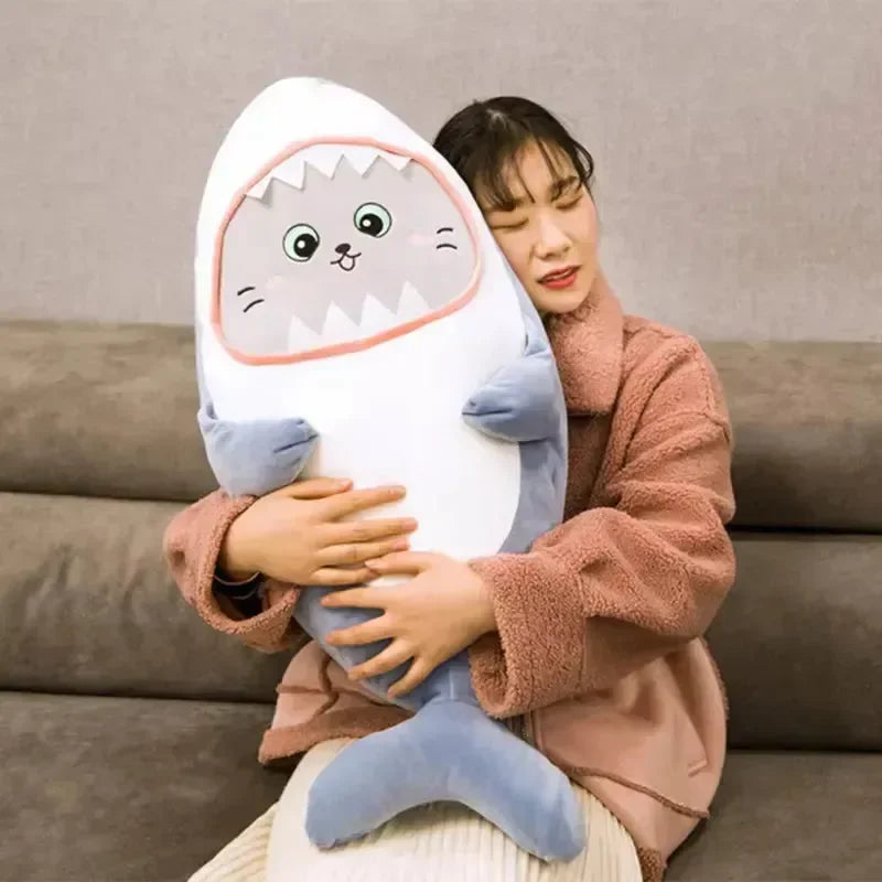 Mofusand Cat Shark Plush Pillow - Bear Hugs