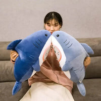Mofusand Cat Shark Plush Pillow - Bear Hugs