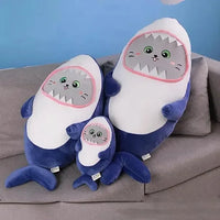 Mofusand Cat Shark Plush Pillow - Bear Hugs
