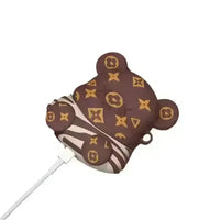 Monogram Luxury Bear Case (For Airpods) - Bear Hugs
