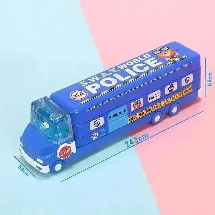 Moving Bus Pencil Box For Kids - Bear Hugs