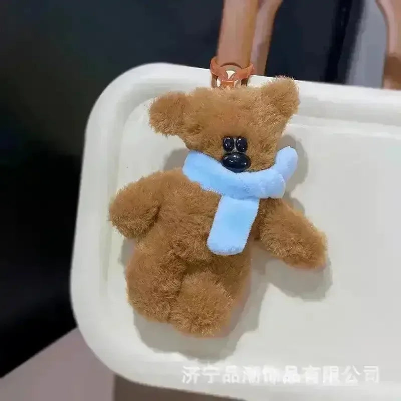 Mr. Bean Teddy Plush Squeaky Keychain - Bear Hugs