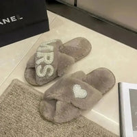 Mrs. Heart Fashionable Warm Sandals - Bear Hugs