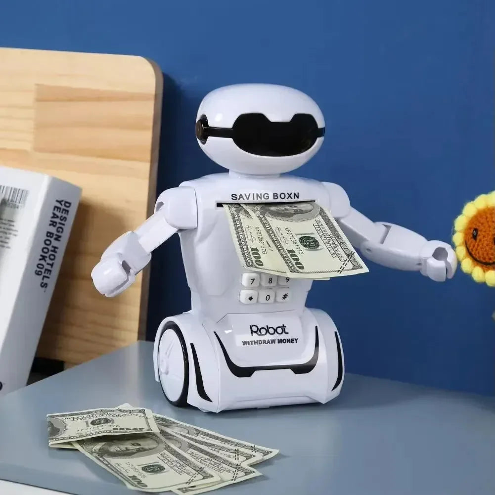 Multifunctional Robot Piggy Bank - Bear Hugs