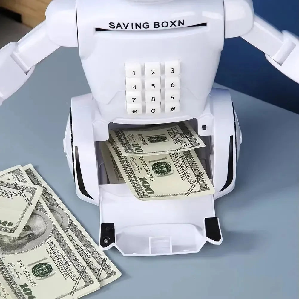 Multifunctional Robot Piggy Bank - Bear Hugs