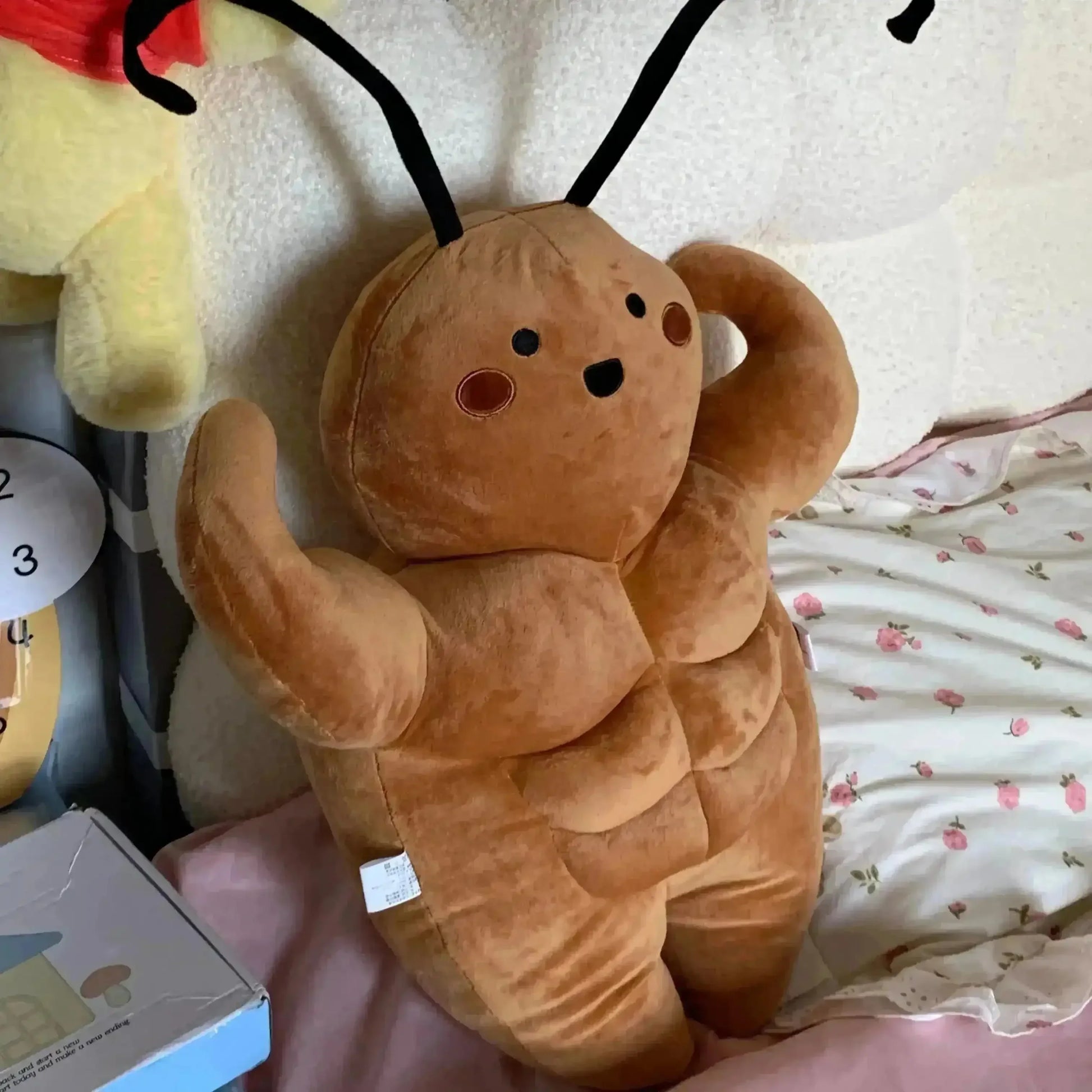 Muscular Cockroach Plushie - Bear Hugs