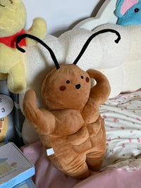 Muscular Cockroach Plushie - Bear Hugs