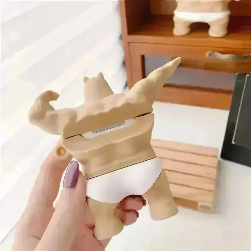 Muscular Meme Dog Case (For Airpods) - Bear Hugs