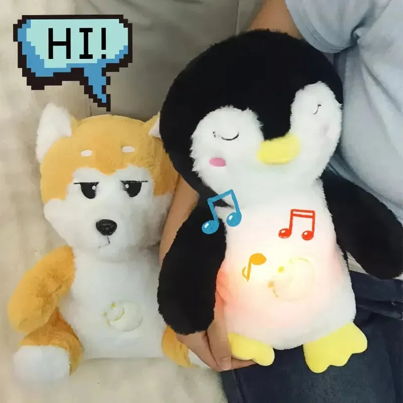 Musical Breathing Penguin Plush Toy - Bear Hugs