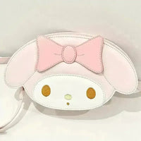 My Melody and Hello Kitty PU Crossbody Handbag - Bear Hugs