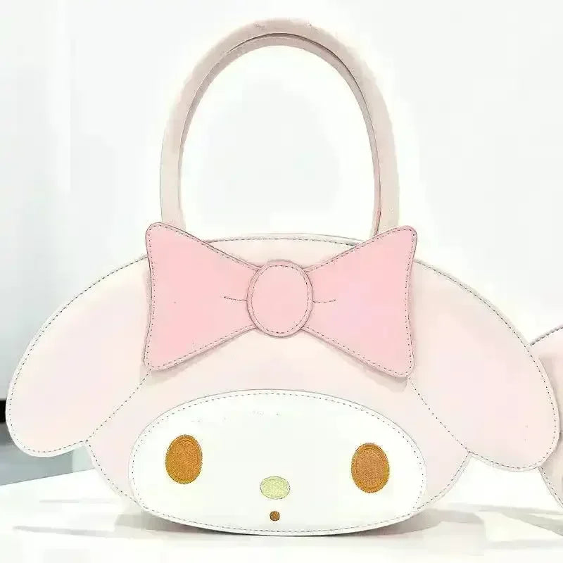 My Melody and Hello Kitty PU Crossbody Handbag - Bear Hugs