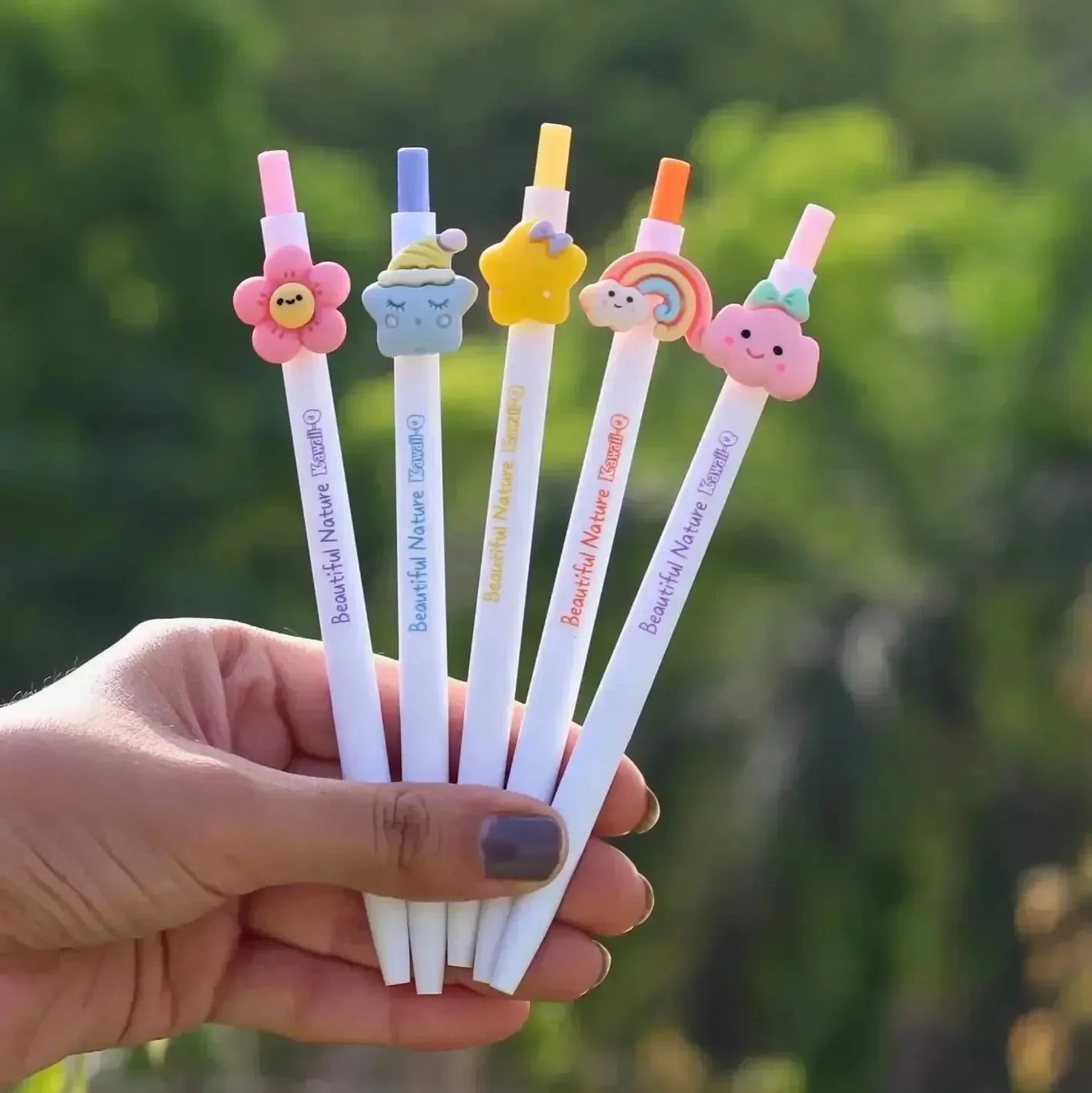 Nature Palette Gel Pen (5 Pcs) - Bear Hugs