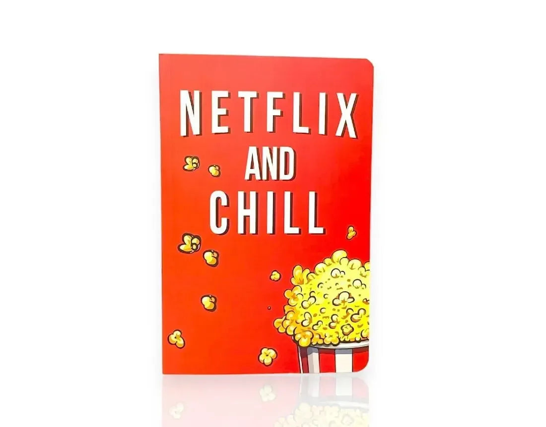 Netflix And Chill A5 Notebook - Bear Hugs