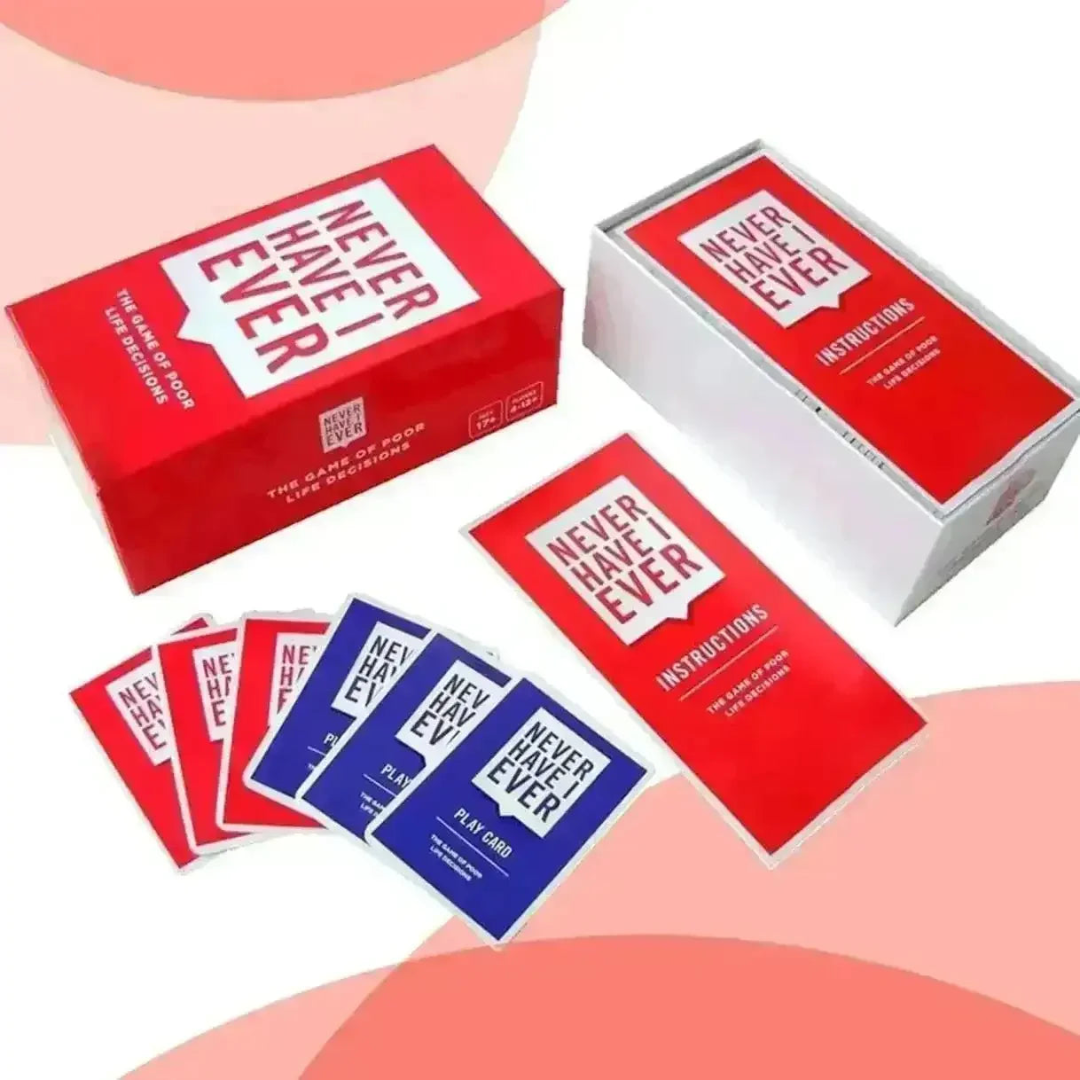 Never Have I Ever Card Game - Bear Hugs