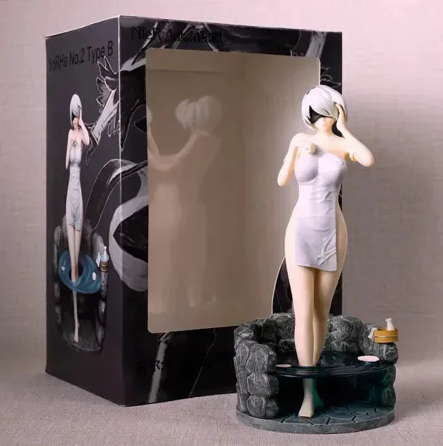 Nier Automata 2B Hot Spring Action Figure (22 cm) - Bear Hugs