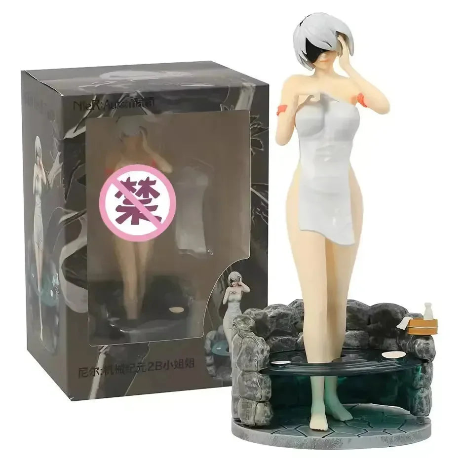Nier Automata 2B Hot Spring Action Figure (22 cm) - Bear Hugs