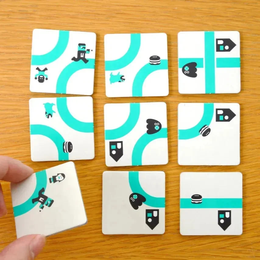 Nine Tiles Panic Board Game - Bear Hugs