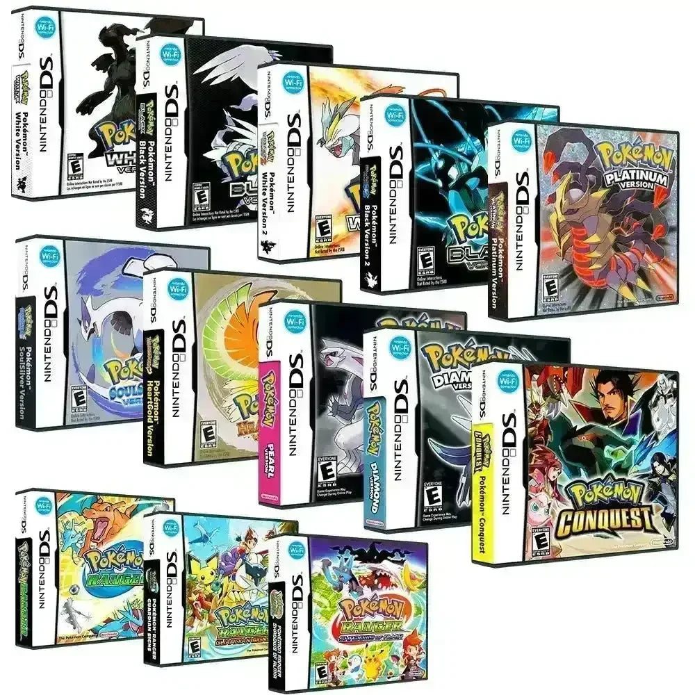 Nintendo DS Pokemon Cartridges (English US) - Bear Hugs