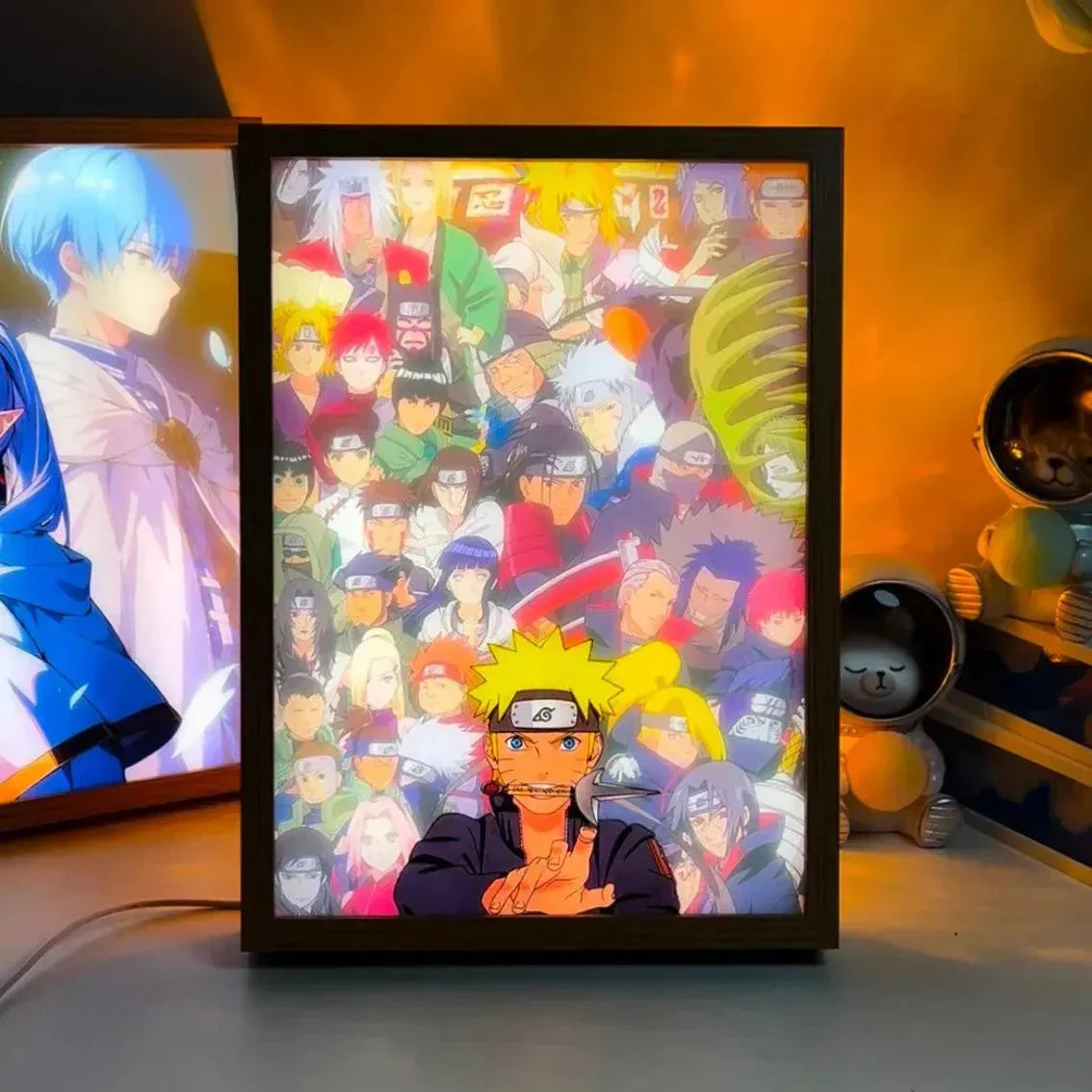 Novelty Anime LED Light Box - Bear Hugs