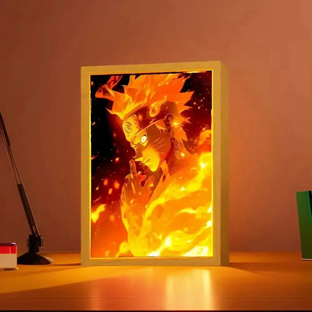 Novelty Anime LED Light Box - Bear Hugs