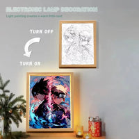 Novelty Anime LED Light Box - Bear Hugs