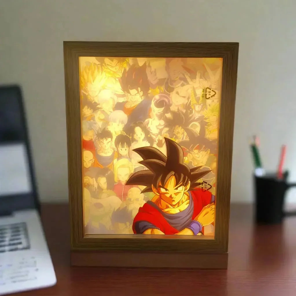 Novelty Anime LED Light Box - Bear Hugs