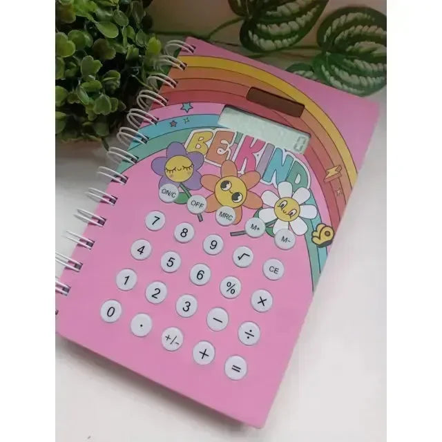 Number Cruncher A5 Calculator Notebook - Bear Hugs