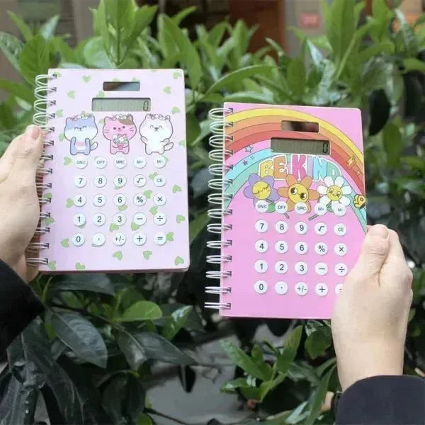 Number Cruncher A5 Calculator Notebook - Bear Hugs