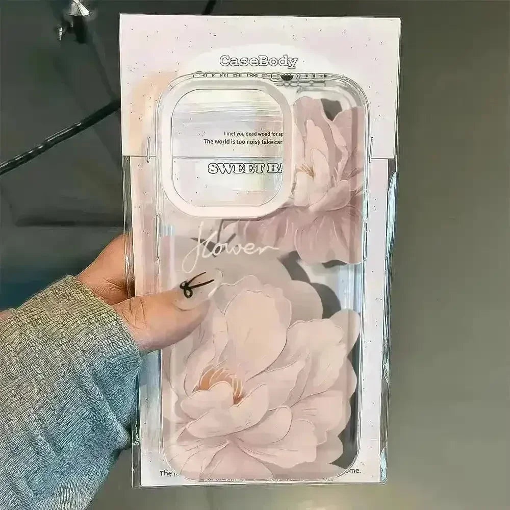 Oil Painting Flower Phone Case (For iPhones) - Bear Hugs