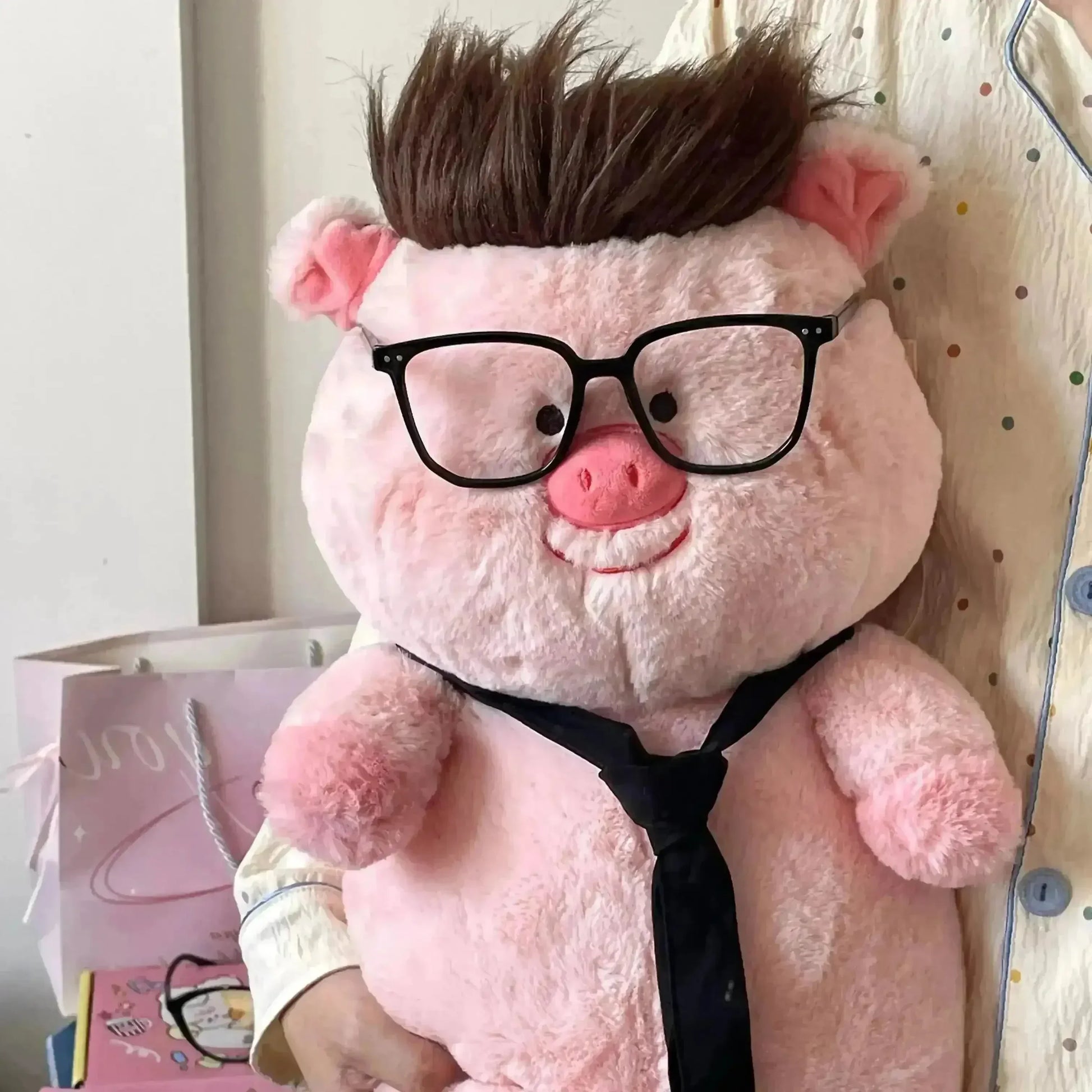 Oinktavia Happy Pig Plushie (43 cm) - Bear Hugs