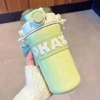 Okay To Drink 2 in 1 Water Bottle (650 ml) - Bear Hugs