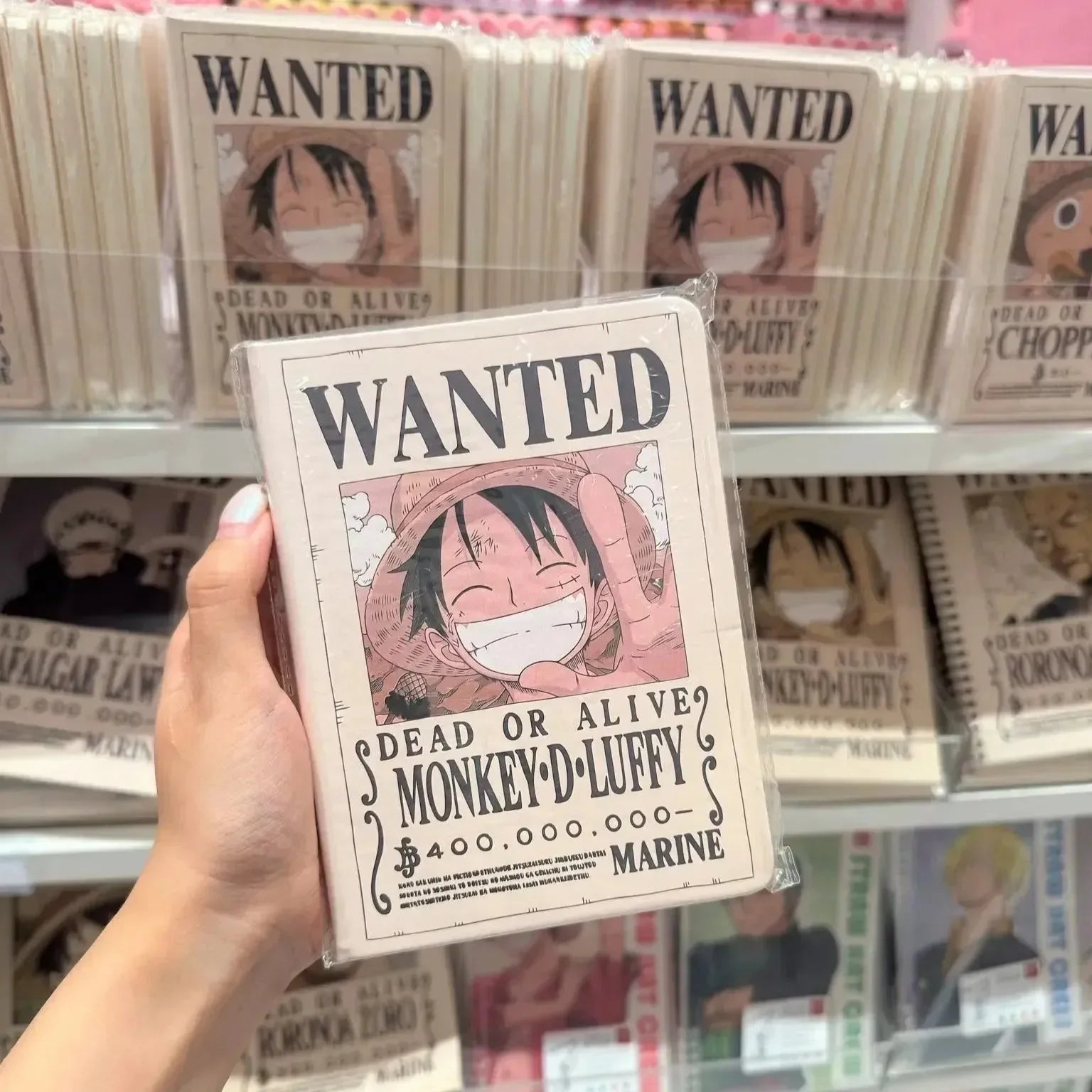 One Piece Adventurous Wanted Notebook - Bear Hugs