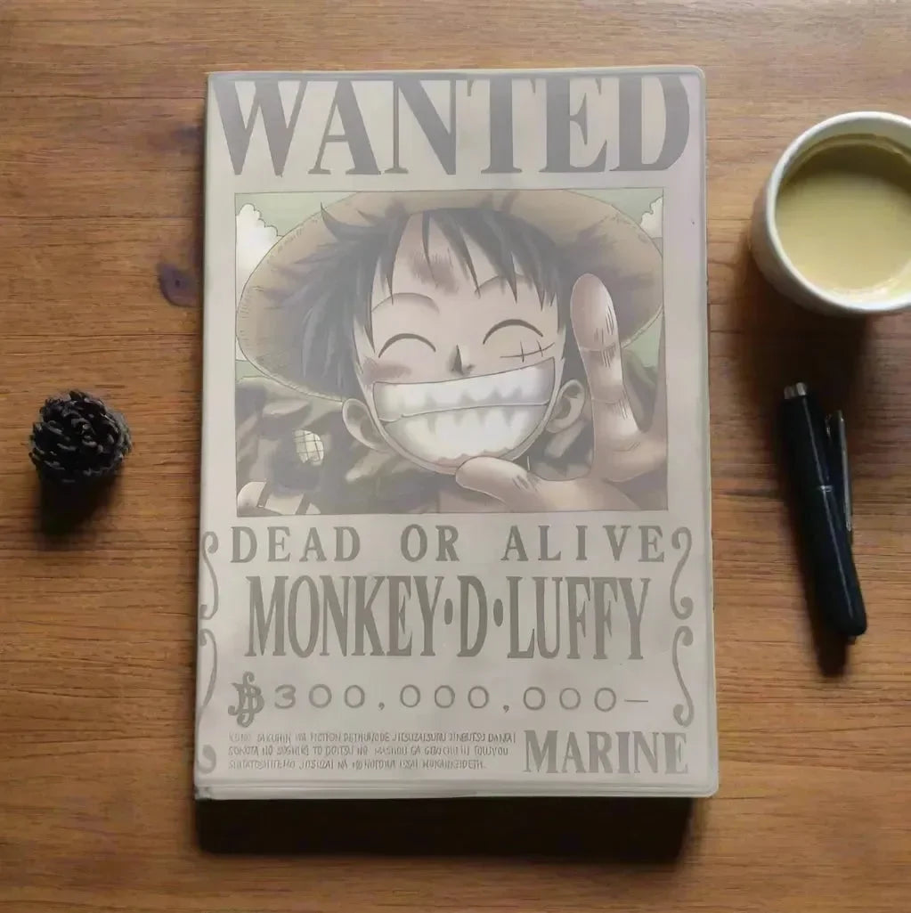 One Piece Adventurous Wanted Notebook - Bear Hugs