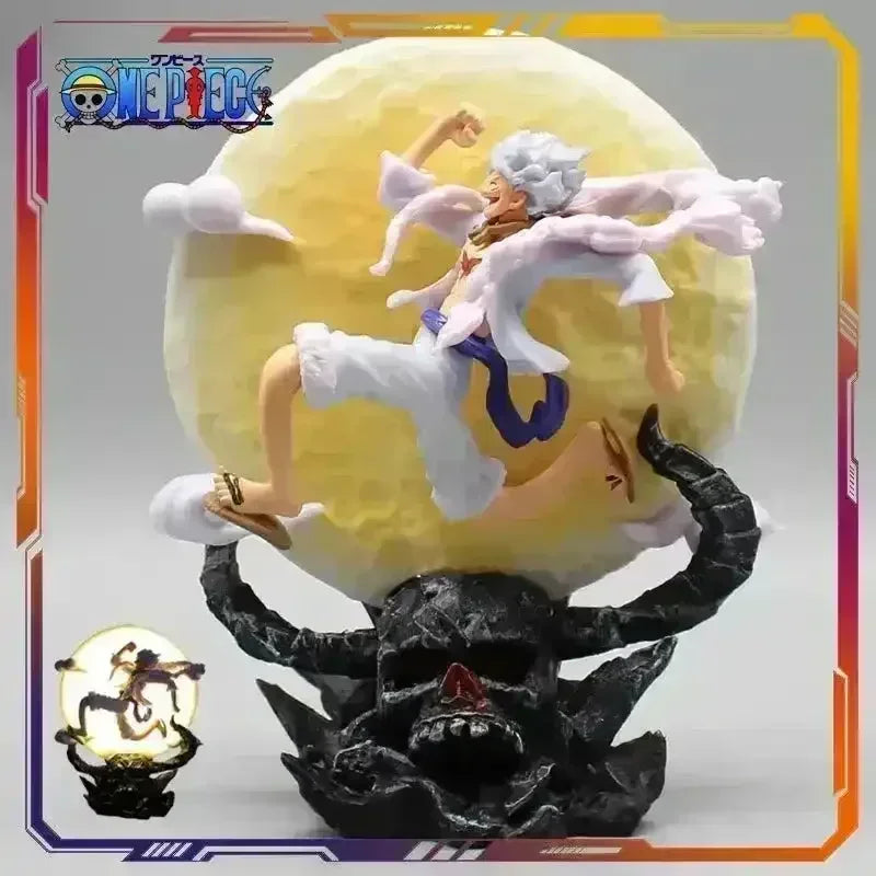 One Piece Gear 5 Glowing Lamp Luffy Figure (14 cm) - Bear Hugs