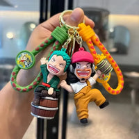 One Piece Happy Crew Keychain - Bear Hugs